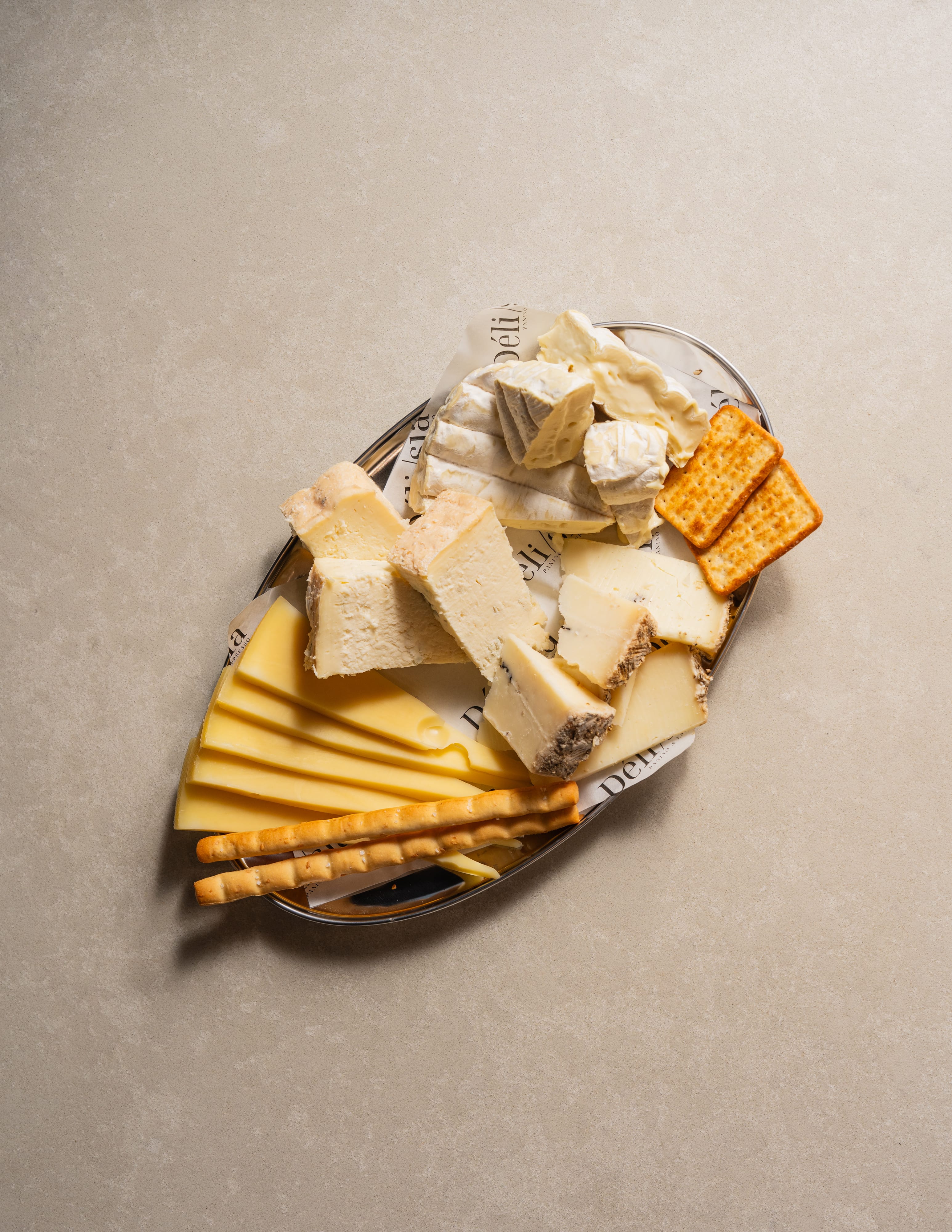 Artisan cheese platter